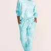 LoveShackFancy New Arrivals Yolanda Pant - CABANA TEAL