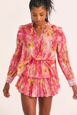 LoveShackFancy Ruffle Mini Skirt