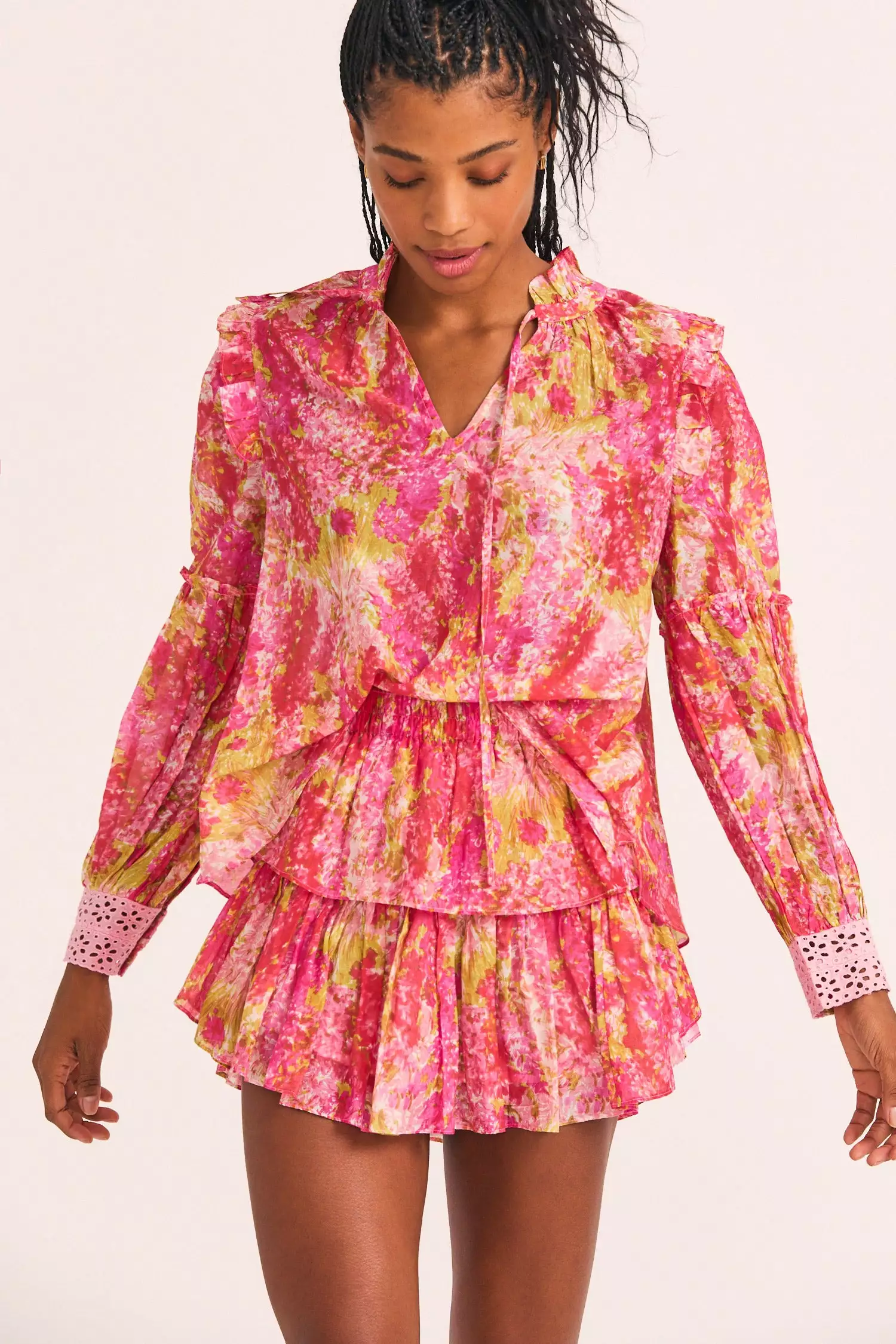 LoveShackFancy Ruffle Mini Skirt 1 LoveShackFancy Ruffle Mini Skirt