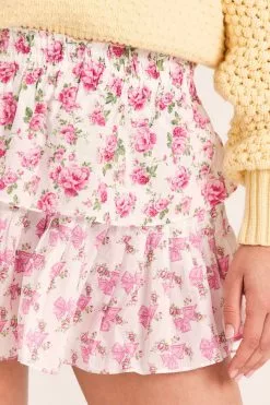 LoveShackFancy X American Girl Ruffle Mini Skirt