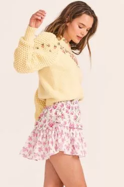 LoveShackFancy X American Girl Ruffle Mini Skirt