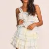 LoveShackFancy Ruffle Mini Skirt New Arrivals