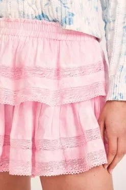 LoveShackFancy Ruffle Mini Skirt