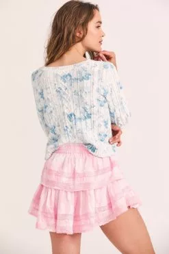 LoveShackFancy Ruffle Mini Skirt