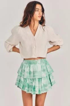 LoveShackFancy Ruffle Mini Skirt