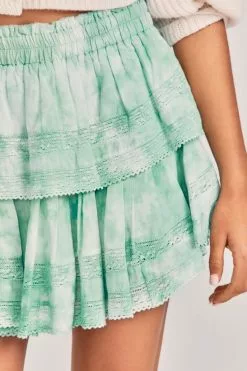 LoveShackFancy Ruffle Mini Skirt