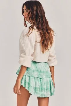 LoveShackFancy Ruffle Mini Skirt