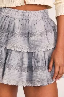 LoveShackFancy Ruffle Mini Skirt