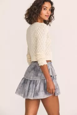 LoveShackFancy Ruffle Mini Skirt