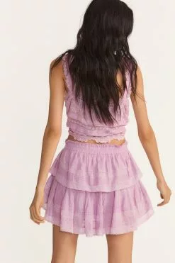 LoveShackFancy Ruffle Mini Skirt