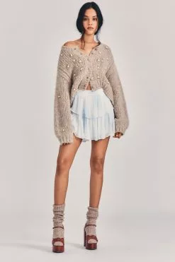 LoveShackFancy Ruffle Mini Skirt Sale