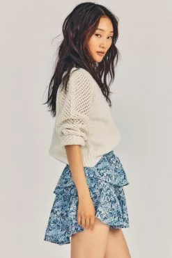 LoveShackFancy X Liberty Ruffle Mini Skirt Sale