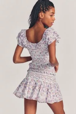 LoveShackFancy Skirts Camilla Mini Skirt