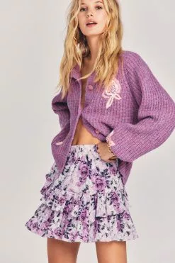 LoveShackFancy Emma Mini Skirt