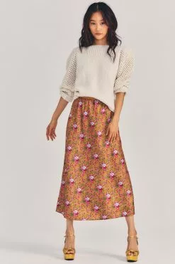LoveShackFancy Sale Aimee Midi Skirt