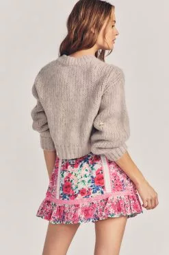 LoveShackFancy Baydar Mini Skirt