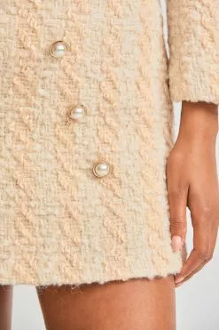 LoveShackFancy Sale Gibson Houndstooth Mini Skirt