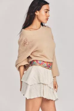 LoveShackFancy Henny Mini Skirt Sale