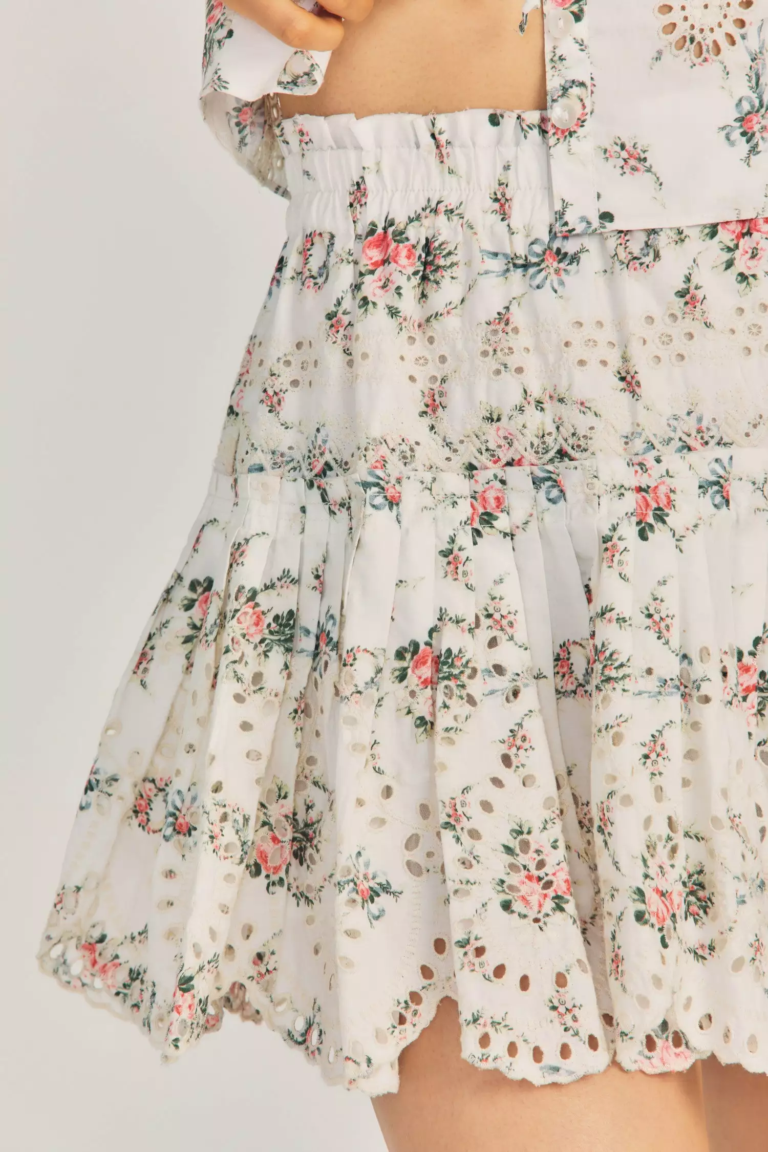 LoveShackFancy Sale Sarie Mini Skirt 2 LoveShackFancy Sale Sarie Mini Skirt