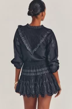 LoveShackFancy Sarie Mini Skirt 7 LoveShackFancy Sarie Mini Skirt