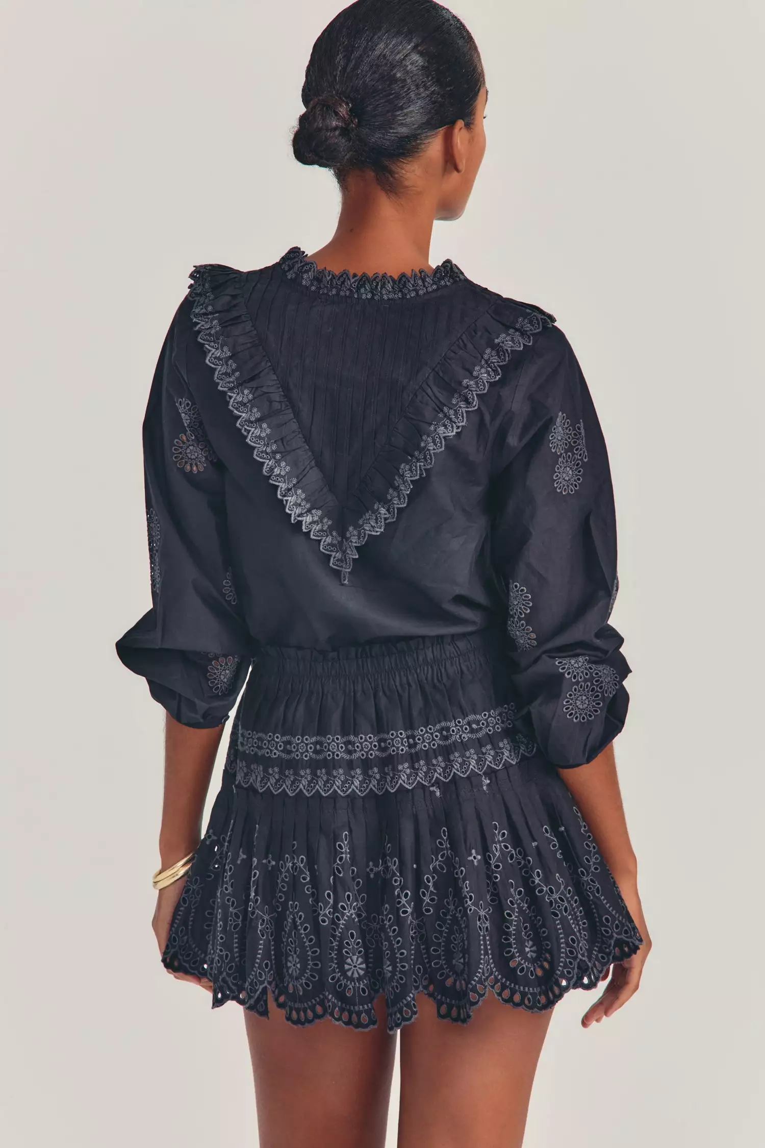 LoveShackFancy Sarie Mini Skirt 4 LoveShackFancy Sarie Mini Skirt