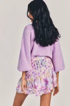 LoveShackFancy Seniya Mini Skirt