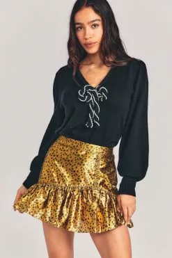 LoveShackFancy Sale Jovanna Mini Skirt