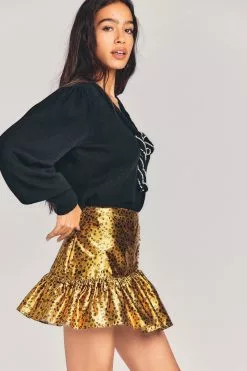 LoveShackFancy Sale Jovanna Mini Skirt