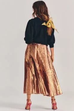 LoveShackFancy Lotty Midi Skirt