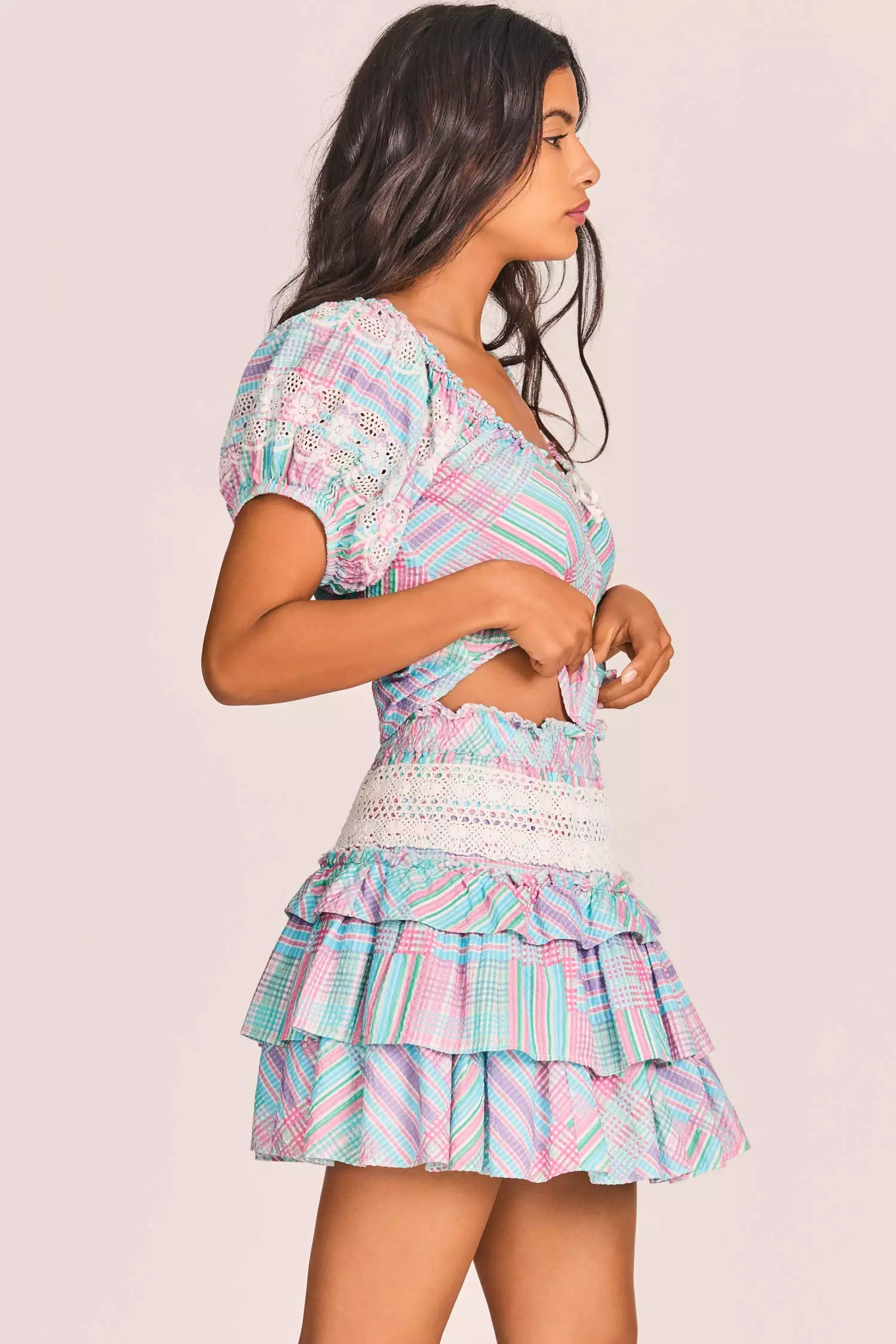 LoveShackFancy Corbett Mini Skirt New Arrivals 3 LoveShackFancy Corbett Mini Skirt New Arrivals