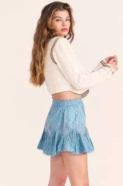 LoveShackFancy Adia Mini Skirt Skirts 14 LoveShackFancy Adia Mini Skirt Skirts