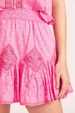 LoveShackFancy Adia Mini Skirt Skirts 19 LoveShackFancy Adia Mini Skirt Skirts