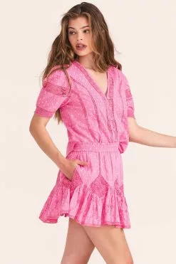 LoveShackFancy Adia Mini Skirt Skirts 20 LoveShackFancy Adia Mini Skirt Skirts