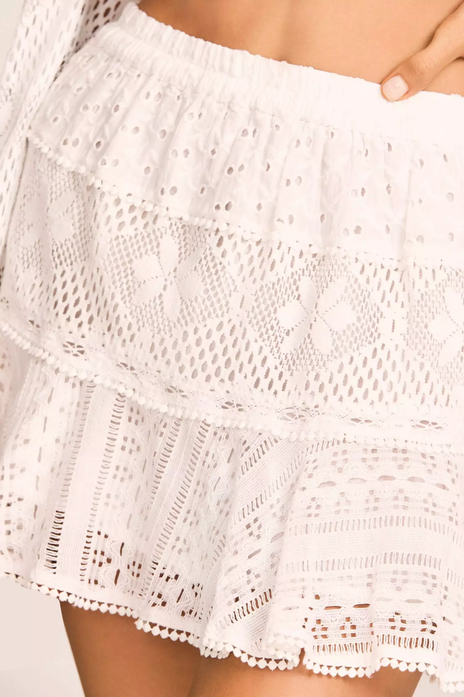 LoveShackFancy Diamond Mini Skirt 2 LoveShackFancy Diamond Mini Skirt