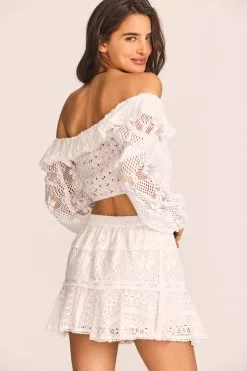 LoveShackFancy Diamond Mini Skirt 7 LoveShackFancy Diamond Mini Skirt