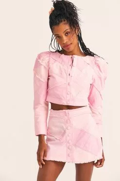 LoveShackFancy Cayde Mini Skirt Skirts