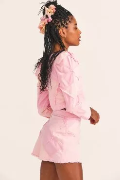 LoveShackFancy Cayde Mini Skirt Skirts