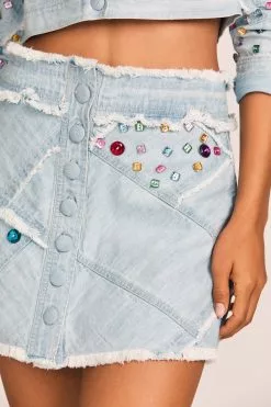 LoveShackFancy New Arrivals Cayde Mini Skirt