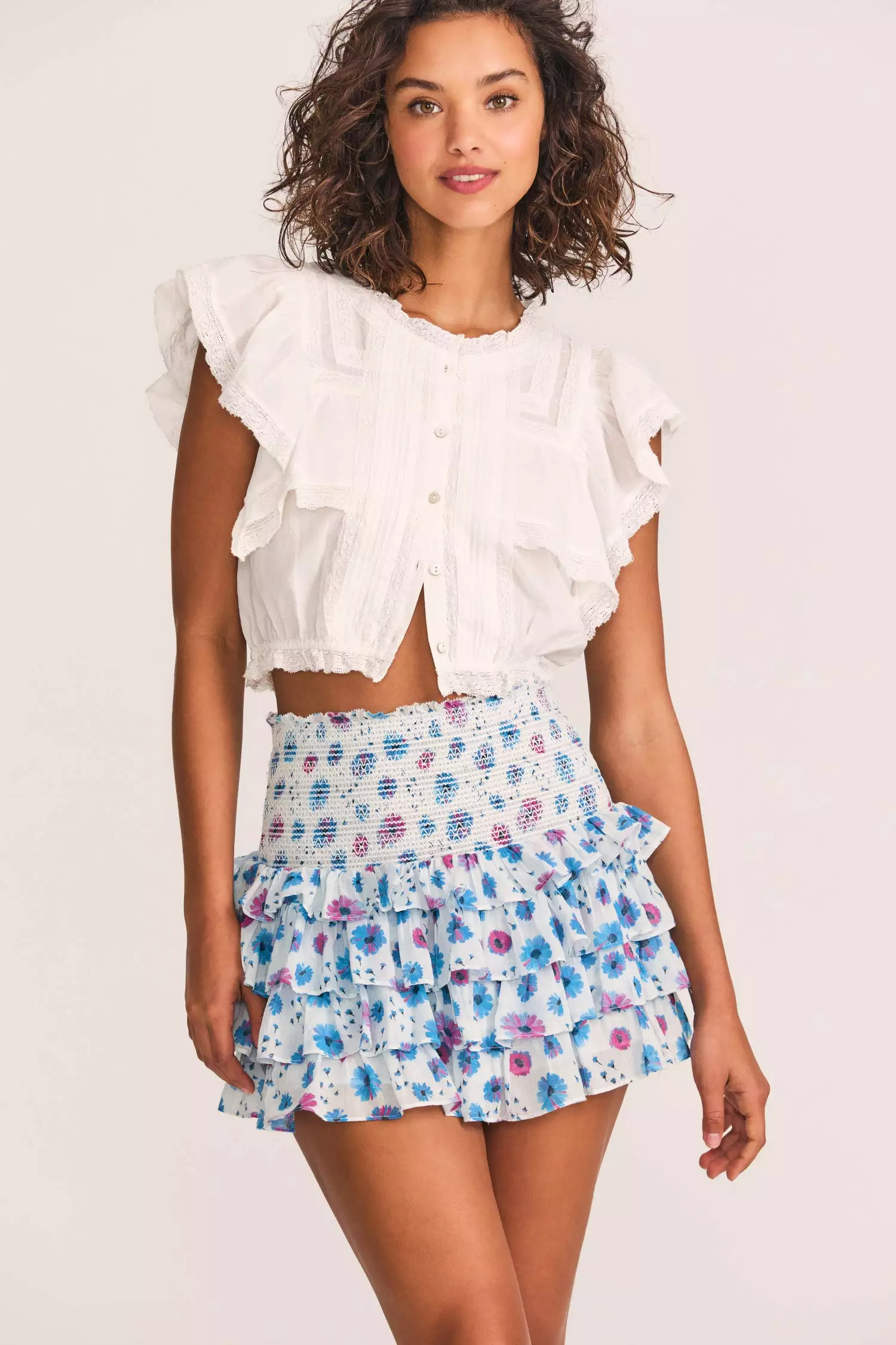LoveShackFancy New Arrivals Yorkie Mini Skirt 1 LoveShackFancy New Arrivals Yorkie Mini Skirt