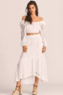 LoveShackFancy Sisto Midi Skirt New Arrivals