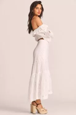 LoveShackFancy Sisto Midi Skirt New Arrivals