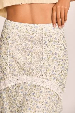 LoveShackFancy Sisto Midi Skirt