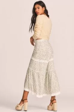 LoveShackFancy Sisto Midi Skirt