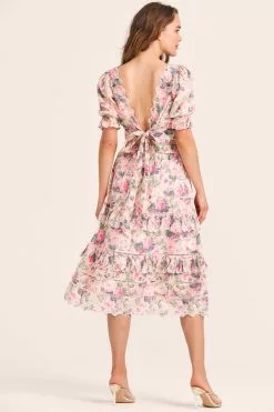 LoveShackFancy Skirts Naila Midi Skirt