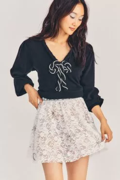 LoveShackFancy Sale Kezia Mini Skirt