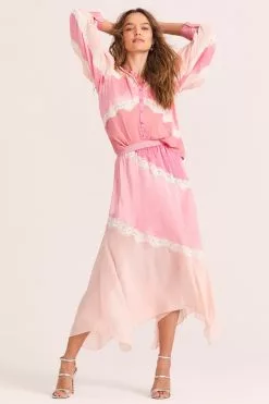 LoveShackFancy Skirts Marten Maxi Skirt