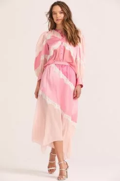 LoveShackFancy Skirts Marten Maxi Skirt