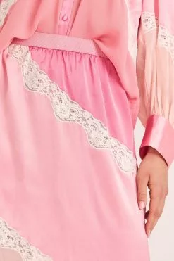 LoveShackFancy Skirts Marten Maxi Skirt