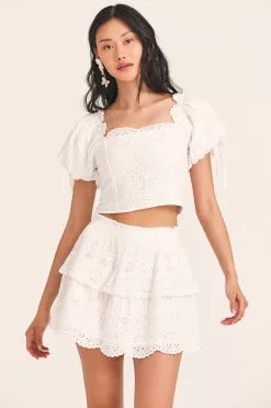 LoveShackFancy Tops Melina Top