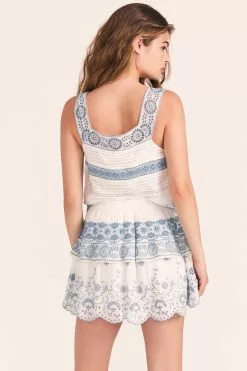 LoveShackFancy Skirts Charmaine Mini Skirt